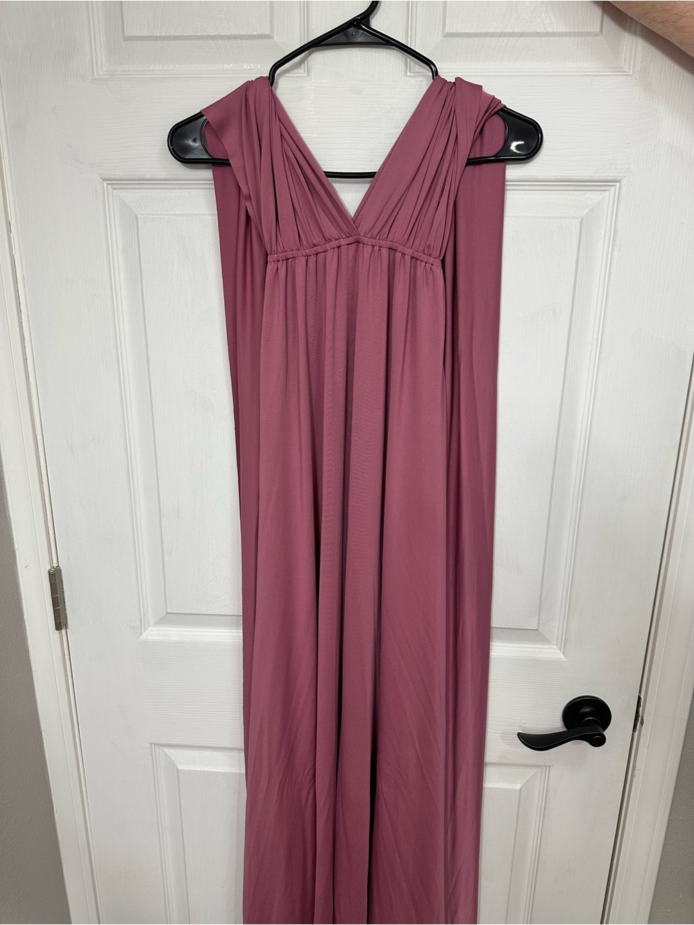 Infinity Floor Length Dress in Mauve